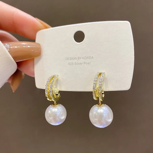 New Light Luxury, Small and High end Design, Explosive Earrings, Female Silver Needle Ear Jewelry eprolo
