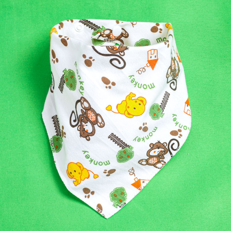 Baby Drooling Towel Baby Triangle Towel Double Layer According To The Buckle Newborn Child Headscarf Bib Scarf Spring And Summer Four Seasons eprolo