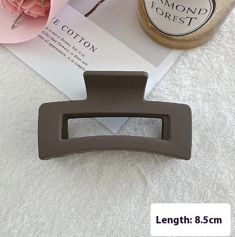 Women's Simple And Versatile Solid Color Grip Clip El Pazar