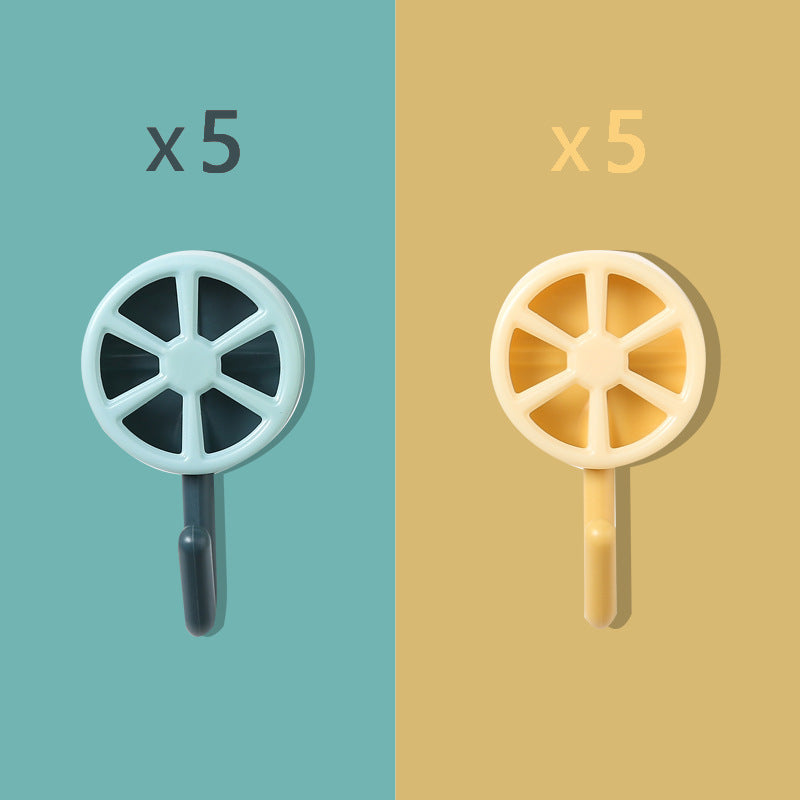 Traceless Viscose Wall Hanging Hook Wall Load-Bearing Kitchen Bathroom Bathroom Paste Door No Punching Hook eprolo