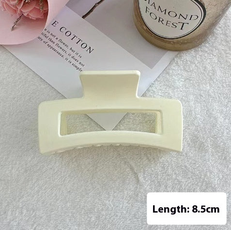 Women's Simple And Versatile Solid Color Grip Clip El Pazar