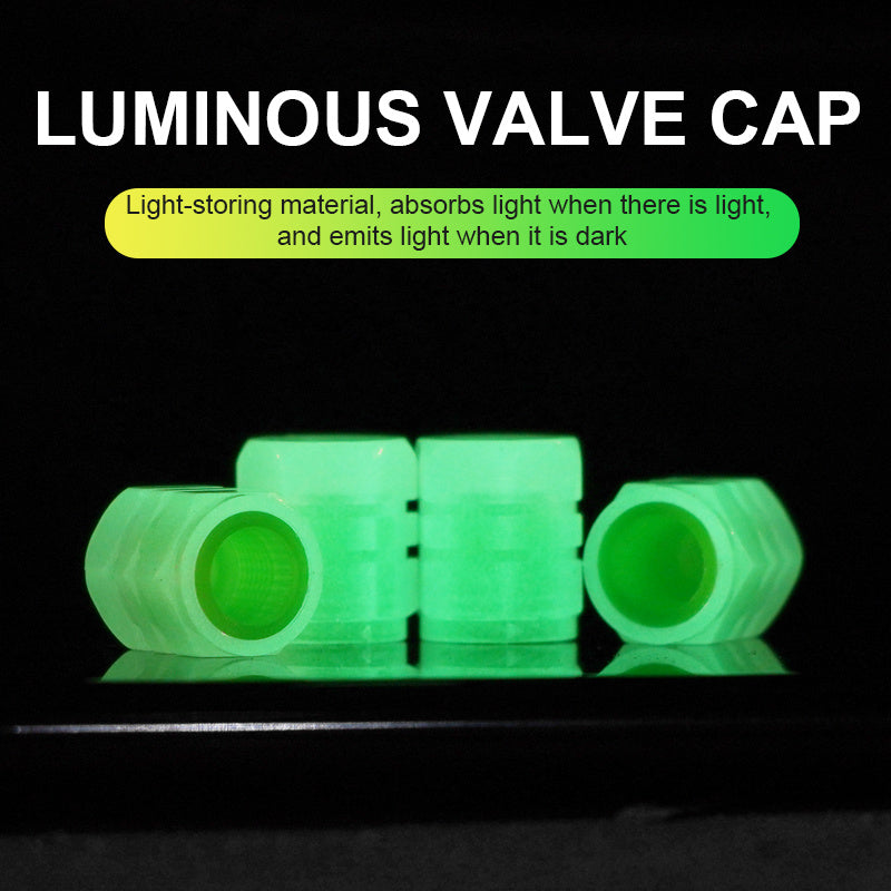 Electric Vehicle Vacuum Tire Valve Luminous Core Cover El Pazar
