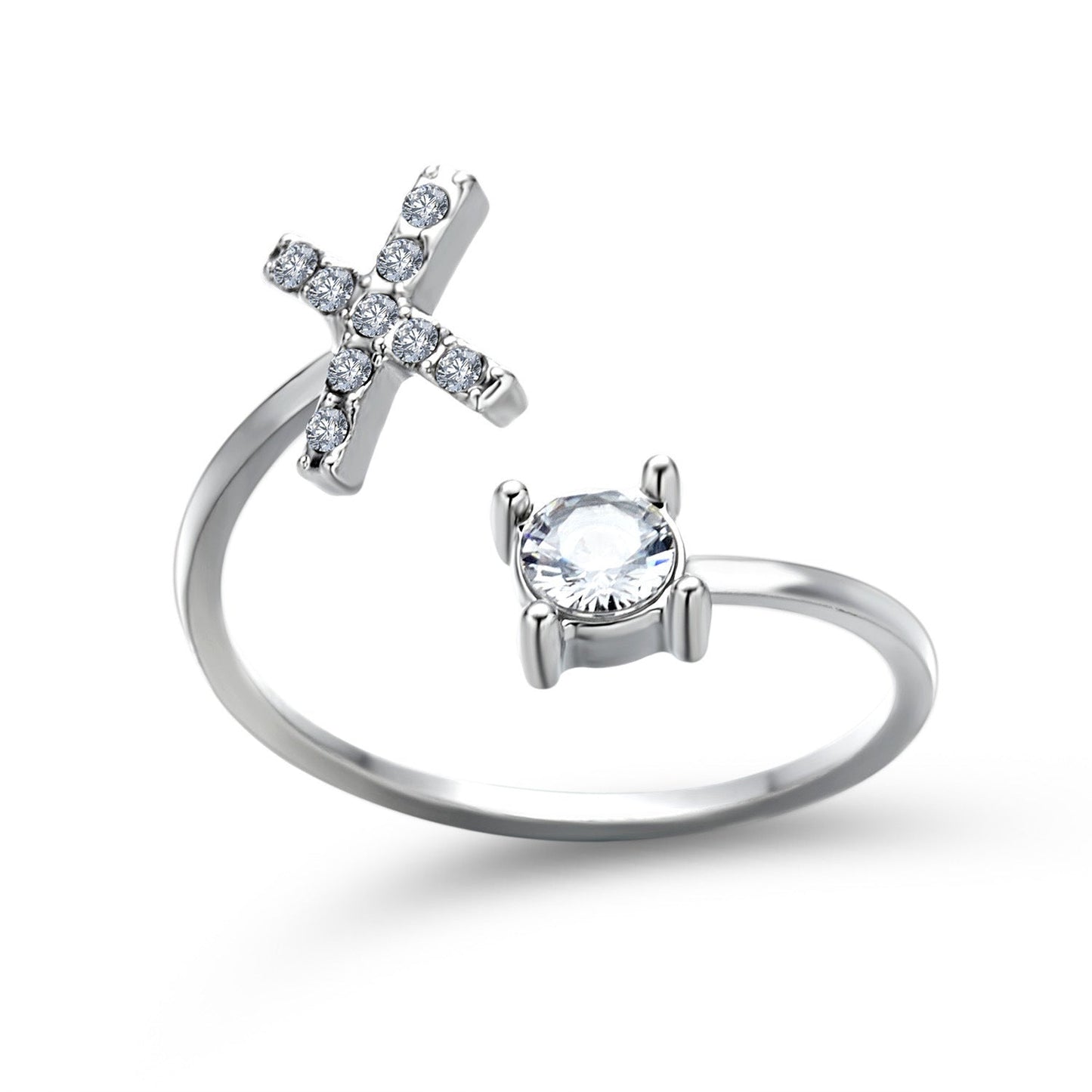 New Design Adjustable 26 Initial Letter Ring Fashion Jewelry For Women Simple Elegant Jewelry El Pazar