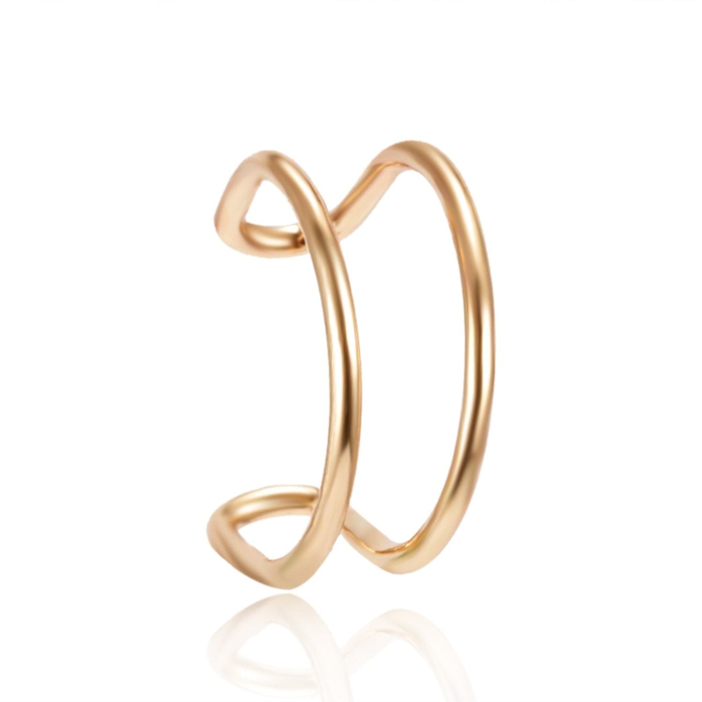 1PC Gold Color Silver Color Figure Shaped Earrings Ear Clip Climbing Climber Ear Cuff Non Pierced Ear Clip Cartilage Earrings eprolo