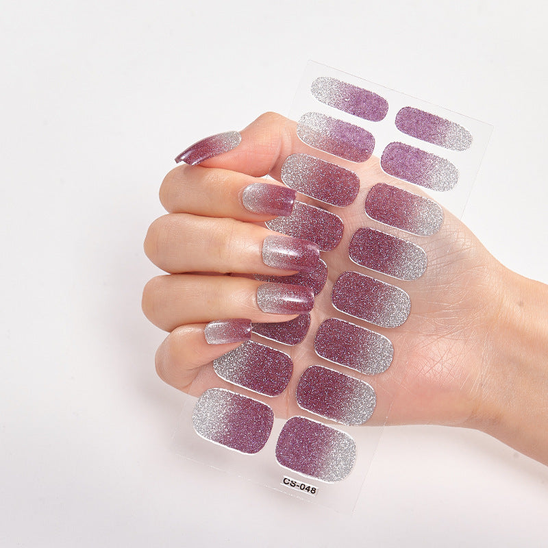 Amazon Sources 16 Small Stickers Gradient Onion Powder Nail Stickers El Pazar