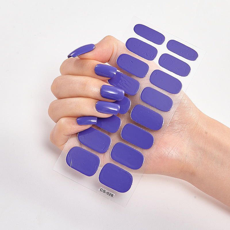Nail Sticker Letter Color Nail Art Sticker Full Sticker El Pazar