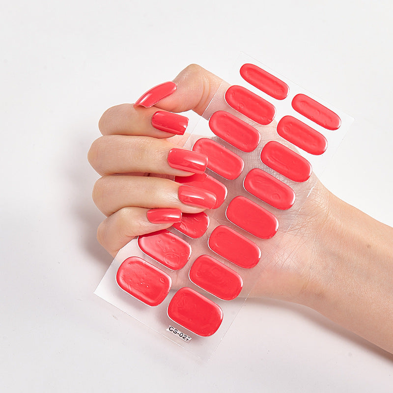 Nail Sticker Letter Color Nail Art Sticker Full Sticker El Pazar