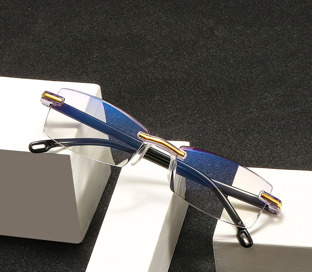 Fashion Reading Glasses With Diamond Cut Edges El Pazar