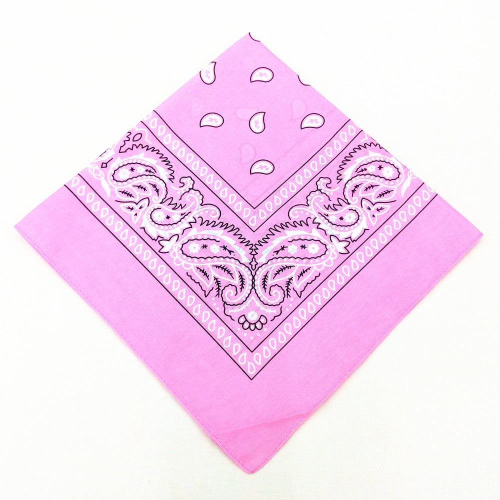 55 cm Polyester Turban Cashew Square Scarf El Pazar