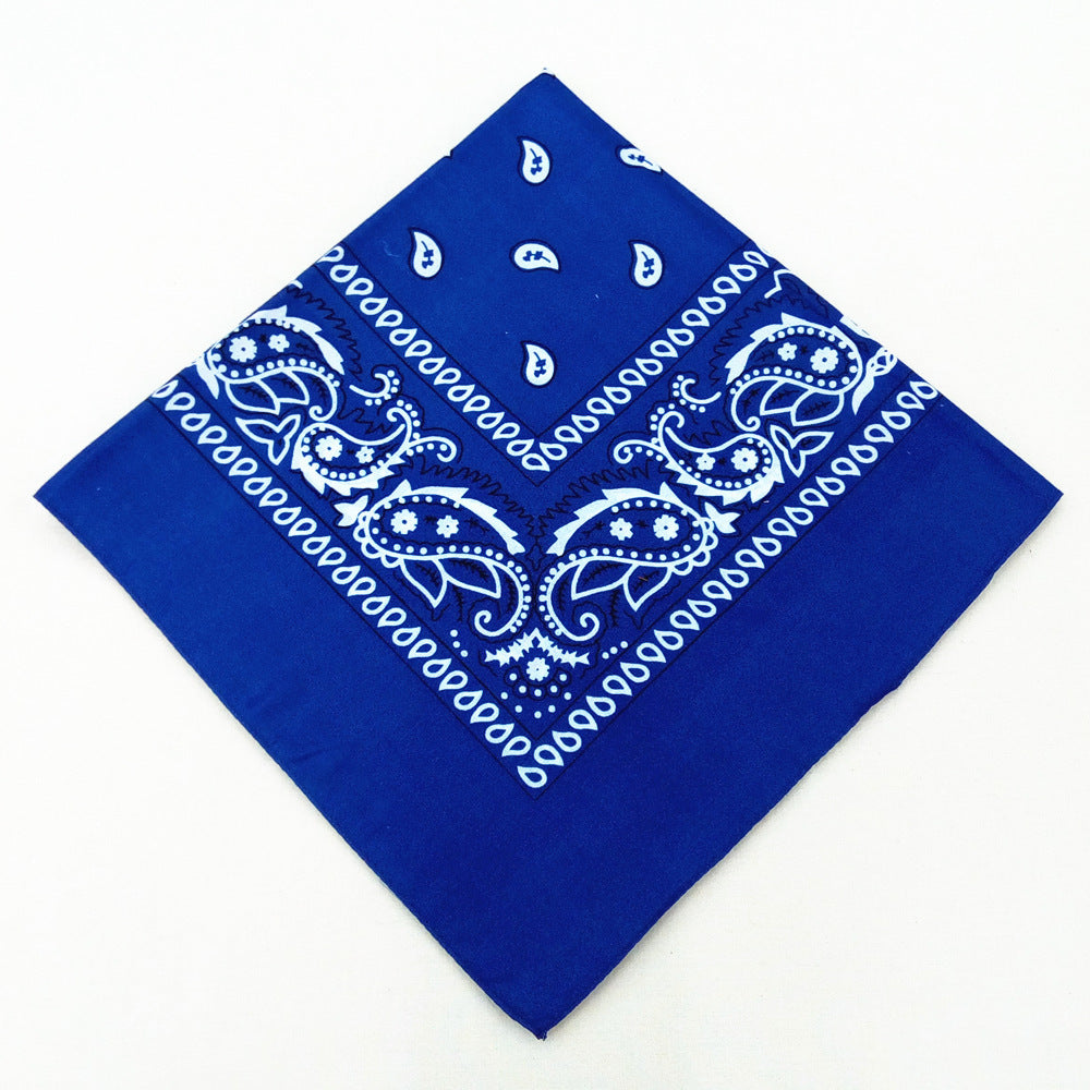 55 cm Polyester Turban Cashew Square Scarf El Pazar
