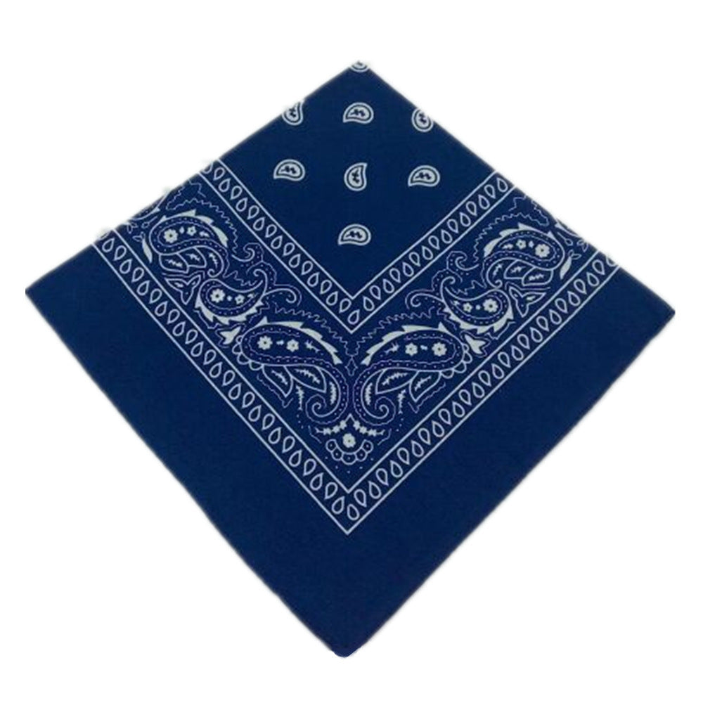 55 cm Polyester Turban Cashew Square Scarf El Pazar