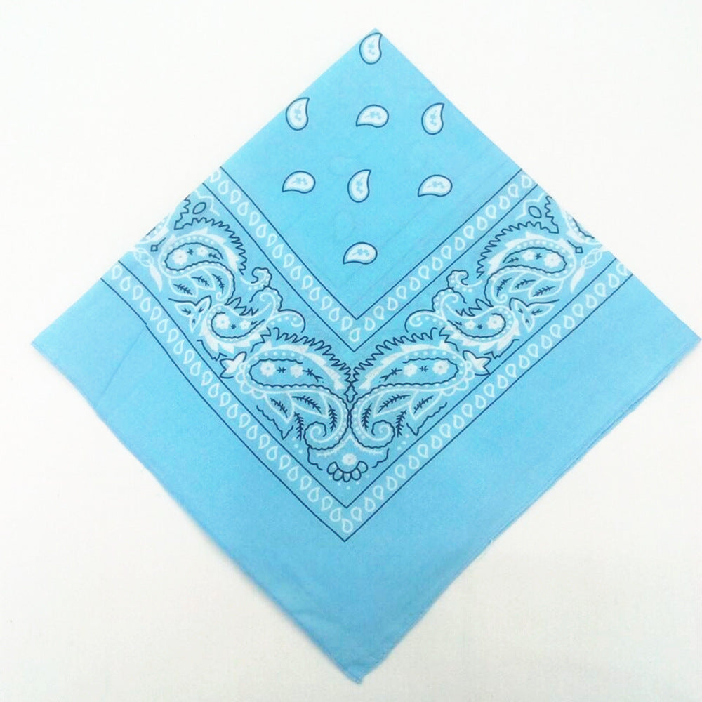 55 cm Polyester Turban Cashew Square Scarf El Pazar