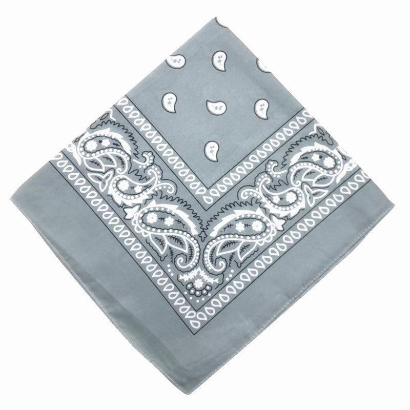 55 cm Polyester Turban Cashew Square Scarf El Pazar