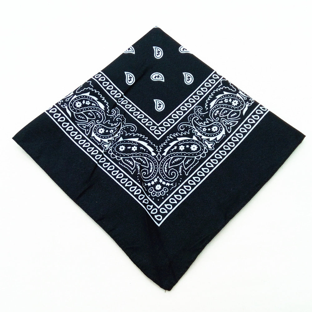 55 cm Polyester Turban Cashew Square Scarf El Pazar