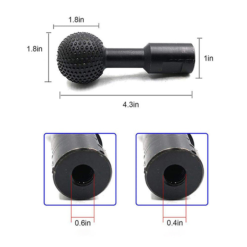 Spherical Wooden Groove Carving Knife Rotating Carving Polishing Head Angle Grinder Grinding Head El Pazar