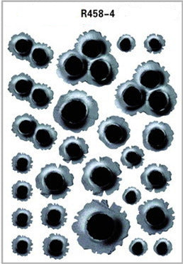 Simulation Bullet Hole Car Sticker, Car Bullet Hole Crack Car Sticker El Pazar