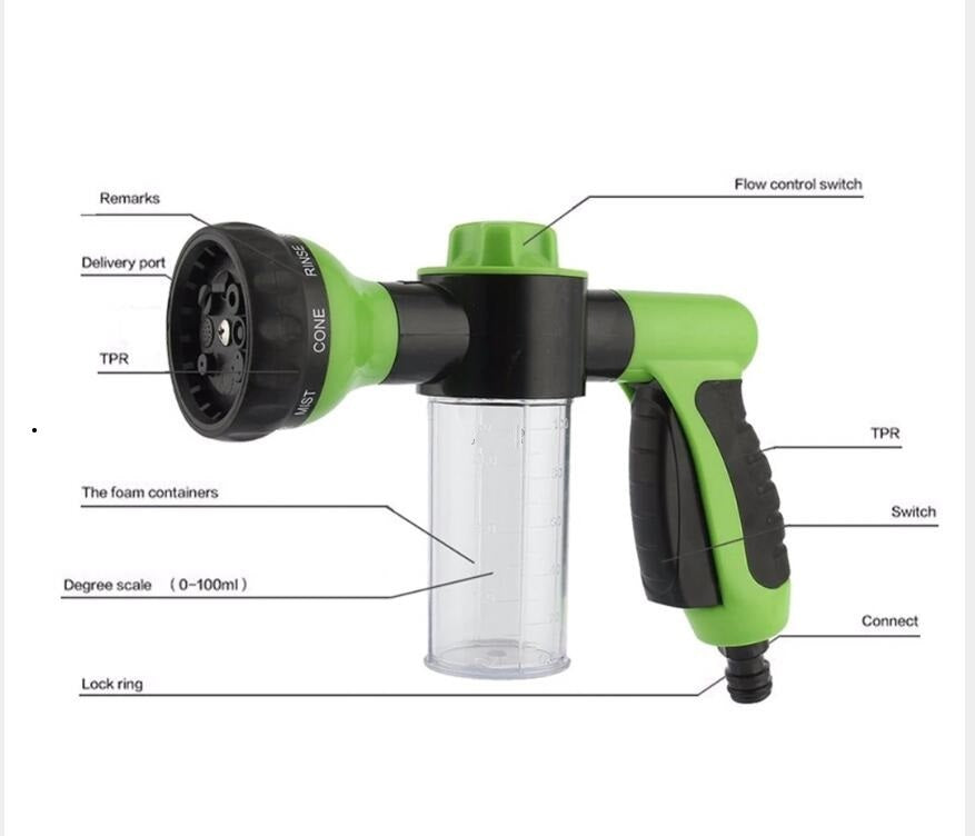 Foam Spray Gun High Pressure Automotive Foam Spray Gun Household Cleaner Generator El Pazar
