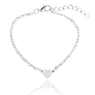 Heart shaped love peach heart bracelet El Pazar