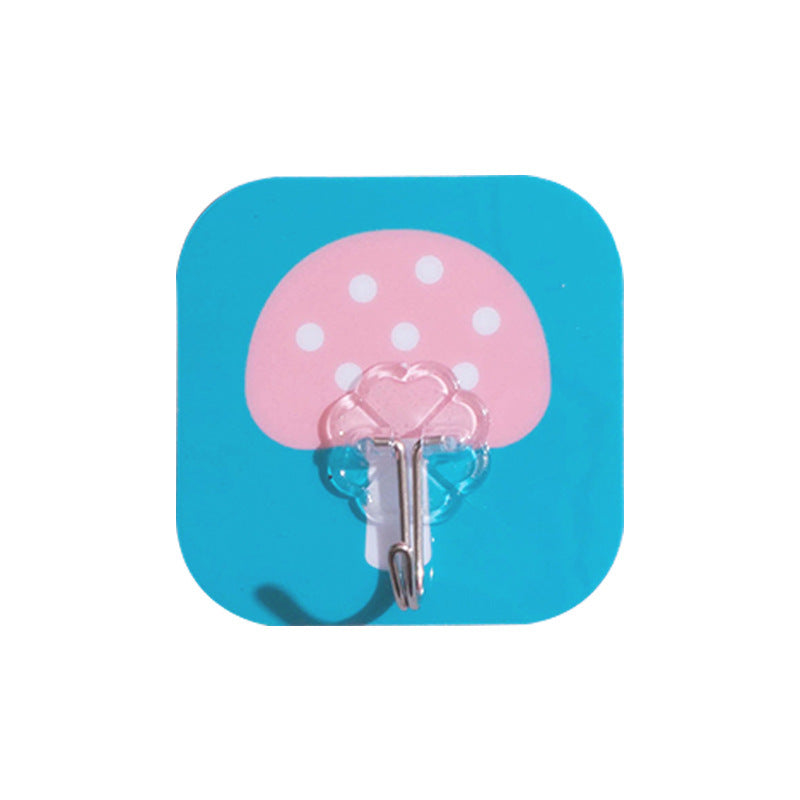 Creative Hole-Free Hook Sticky Hook Household Cartoon Wall-Mounted Bathroom Traceless Sticky Door Kitchen Sticky Hook eprolo
