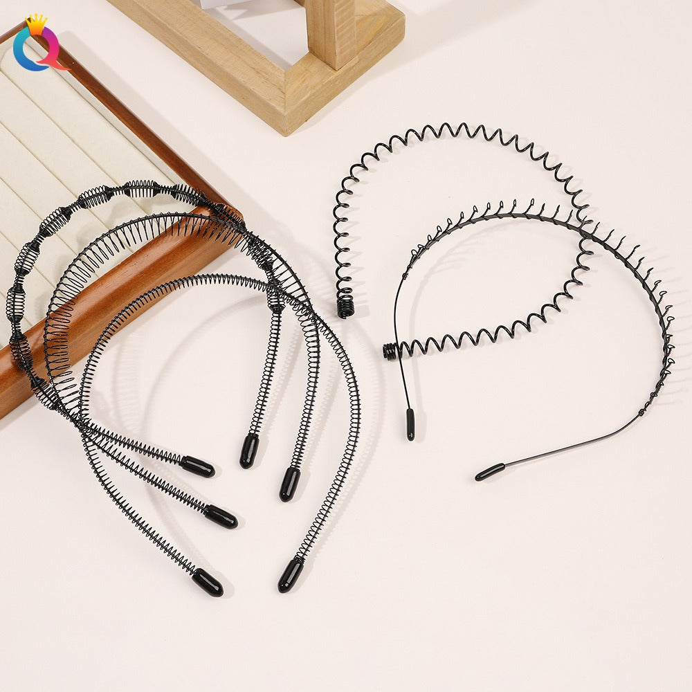 Minimal metal base facial wash hair band, no marks on the back of the head, pressed hair clip, high-end feel headband hair accessories eprolo