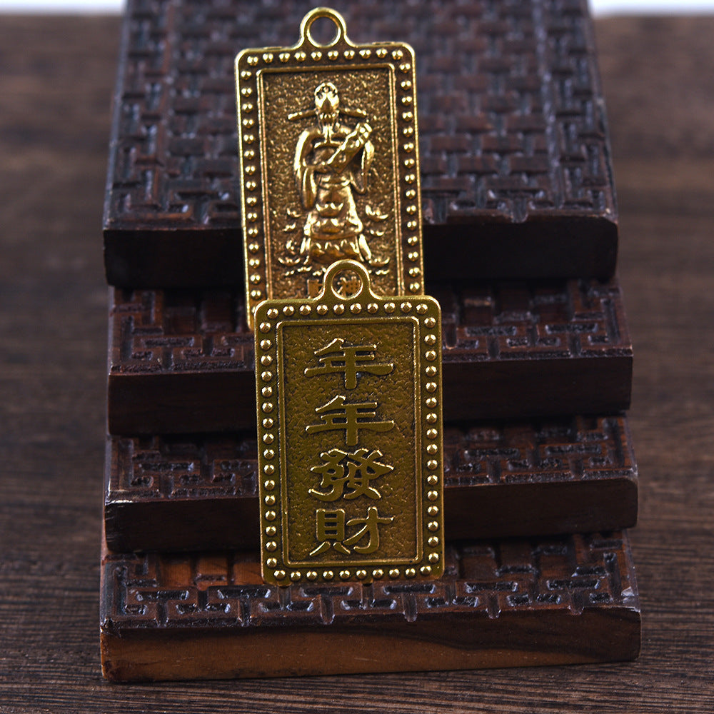 Jinbao God Of Wealth Alloy Pendant El Pazar