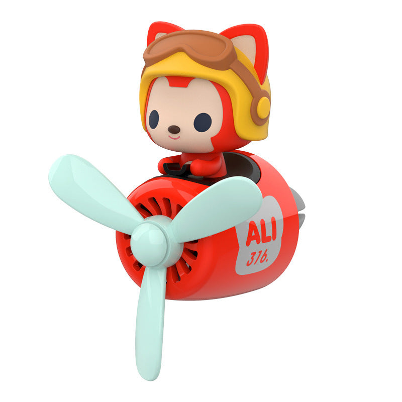 Cartoon Cute Creative Little Black Bear Car Air Outlet Aromatherapy El Pazar