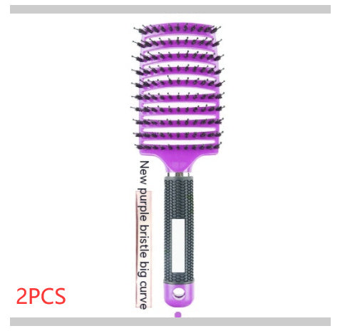 Big Curved Comb Bristle Massage Comb Eight Claws El Pazar