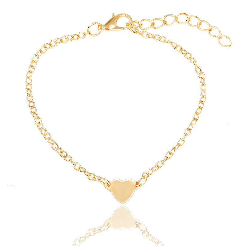 Heart shaped love peach heart bracelet El Pazar