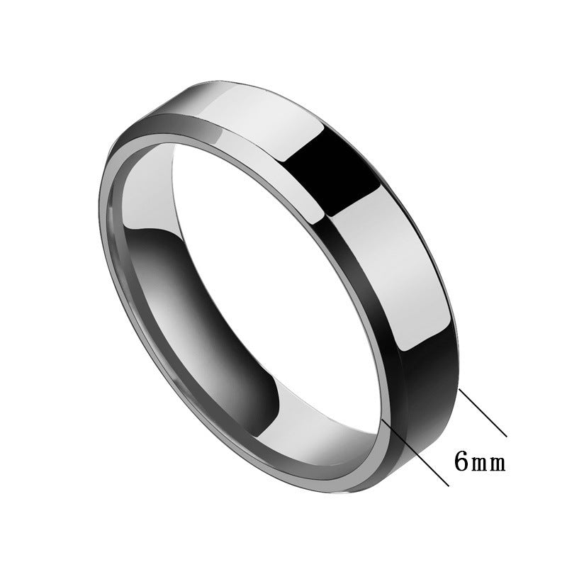 Niche Rings For Men And Women Stainless Steel Couple Rings El Pazar