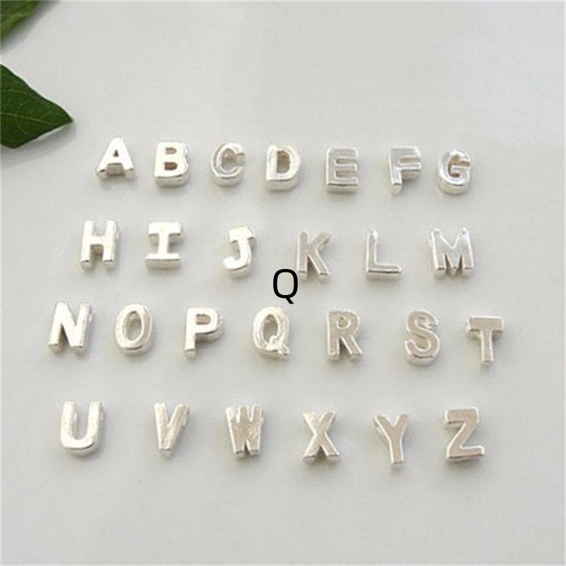 Peach Heart Shaped Letter Necklace Clavicle Chain Necklace El Pazar