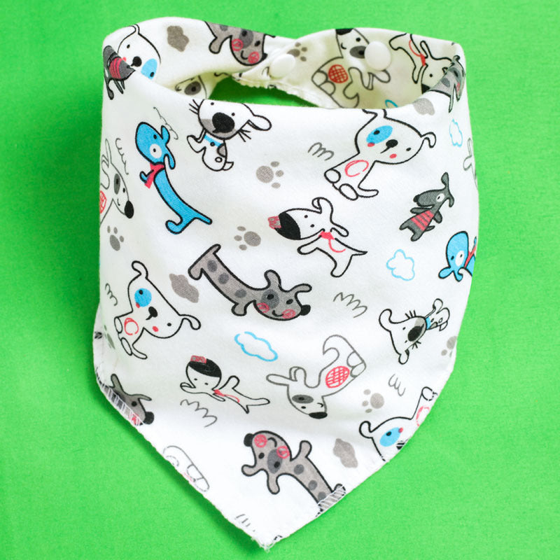 Baby Drooling Towel Baby Triangle Towel Double Layer According To The Buckle Newborn Child Headscarf Bib Scarf Spring And Summer Four Seasons eprolo
