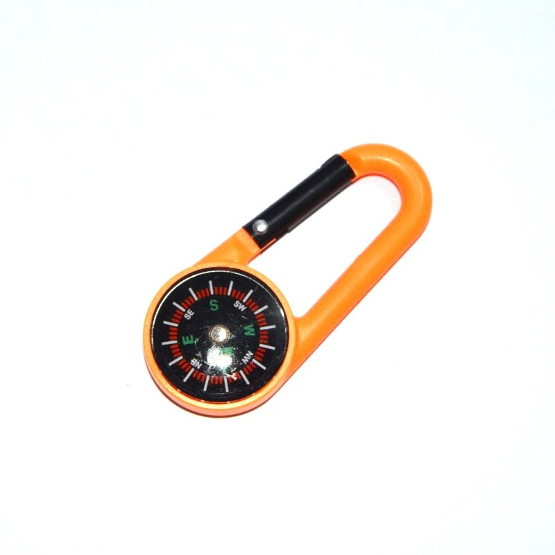 Outdoor Plastic Climbing Button Carabiner Compass El Pazar