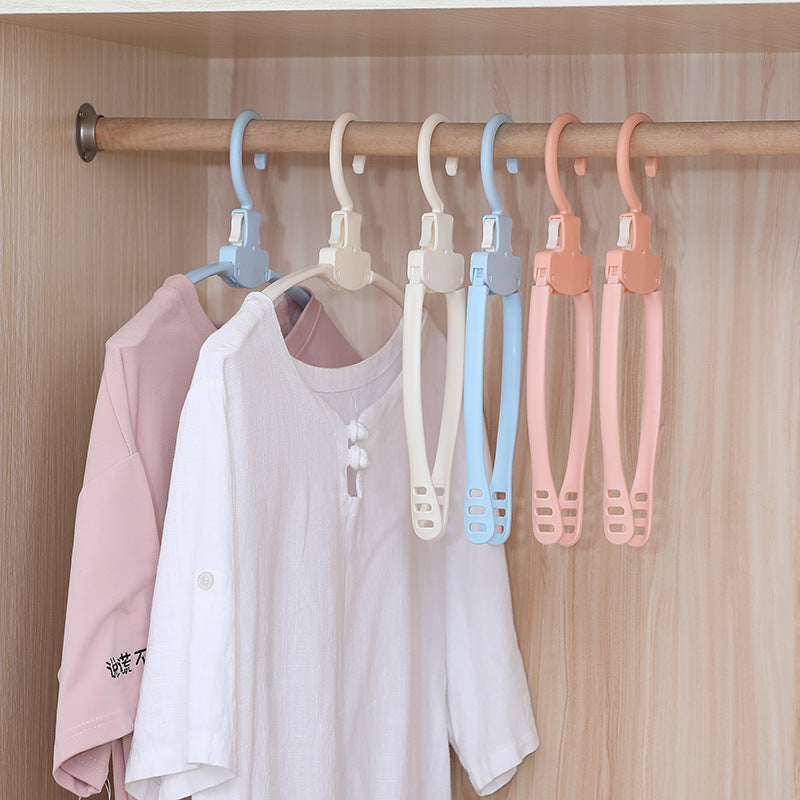 Clothes Support Non-Slip Magic Plastic Foldable Clothes Hanger Travel Travel Portable Travel Clothes Drying Rack Hanger eprolo
