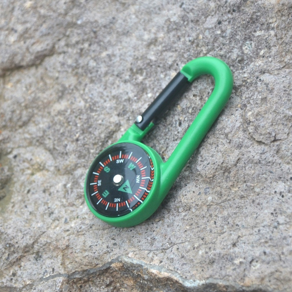 Outdoor Plastic Climbing Button Carabiner Compass El Pazar