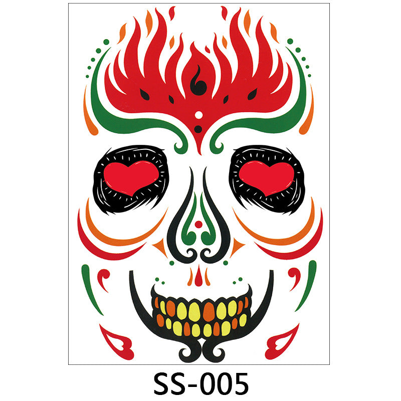 Halloween face sticker eprolo