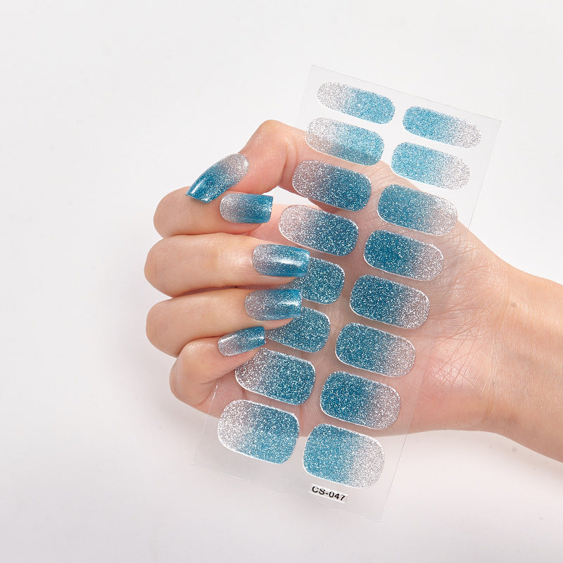 Amazon Sources 16 Small Stickers Gradient Onion Powder Nail Stickers El Pazar