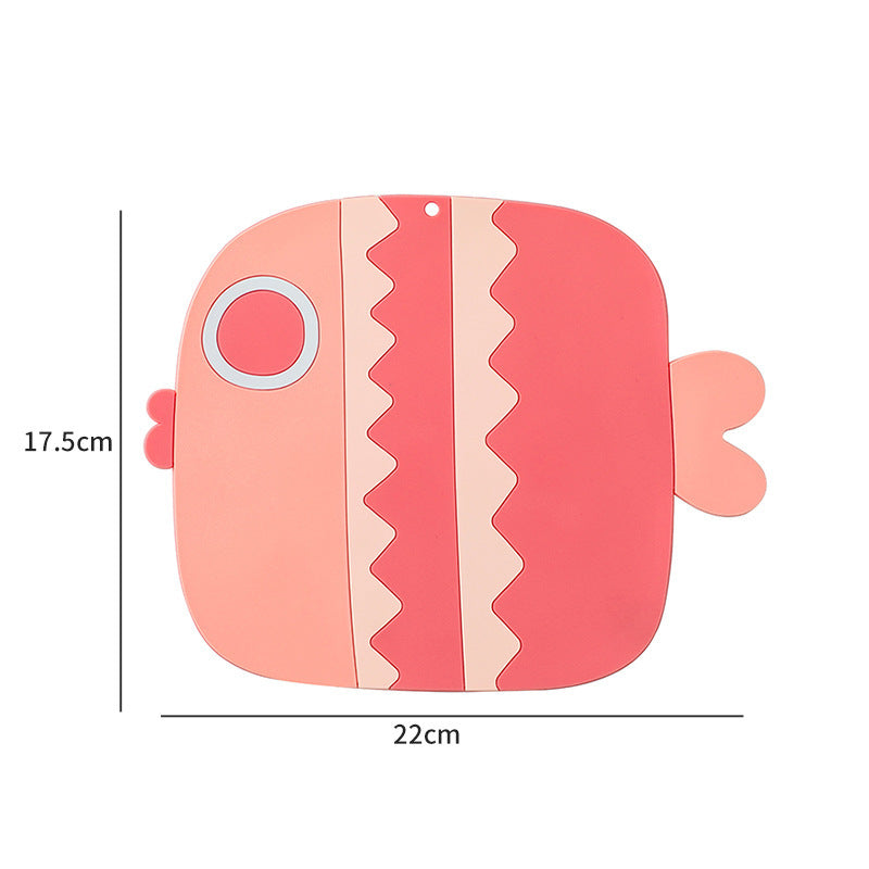 Insulation Pad High Temperature Silicone Anti-Scalding Table Mat Household Cartoon Coaster Casserole Mat Bowl Plate Heat Insulation Mat eprolo