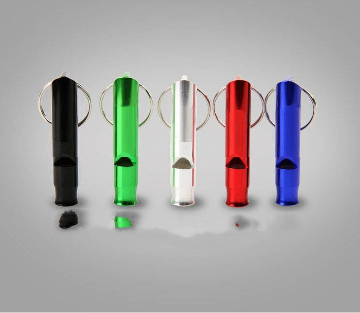 Outdoor Survival Whistle High Frequency Whistle Travel Aluminum Keychain Whistle El Pazar