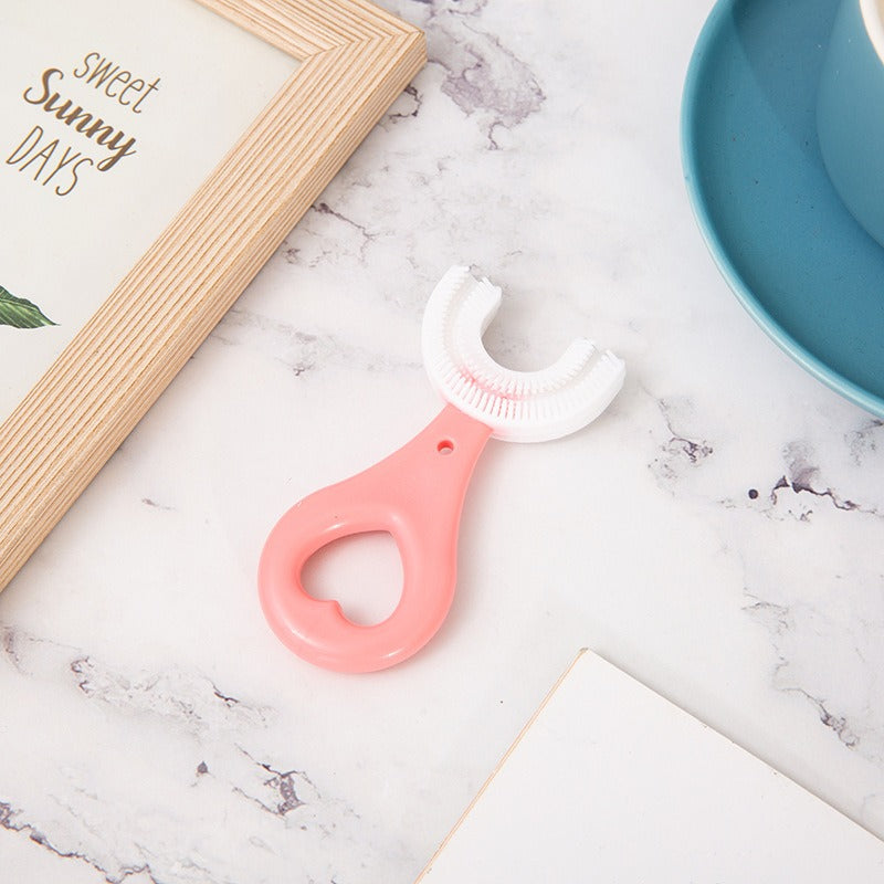 Children's U-shaped toothbrush for infants and young children aged 2-12 and above, oral manual soft bristled toothbrush eprolo