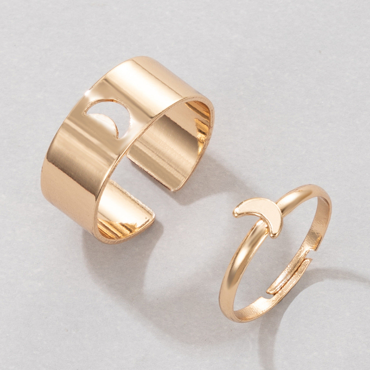 Butterfly Ring Set Creative Hollow Ins Personality Punk Style Couple Ring Pair Ring El Pazar