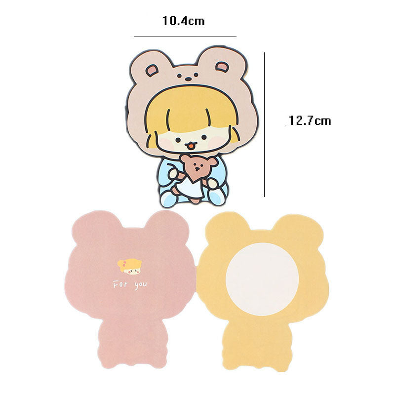 Cake Decoration Bear Flag Bear Plug-In Cartoon Net Red Children's Birthday Cake Decoration eprolo