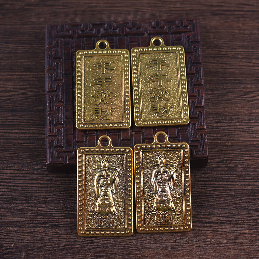 Jinbao God Of Wealth Alloy Pendant El Pazar