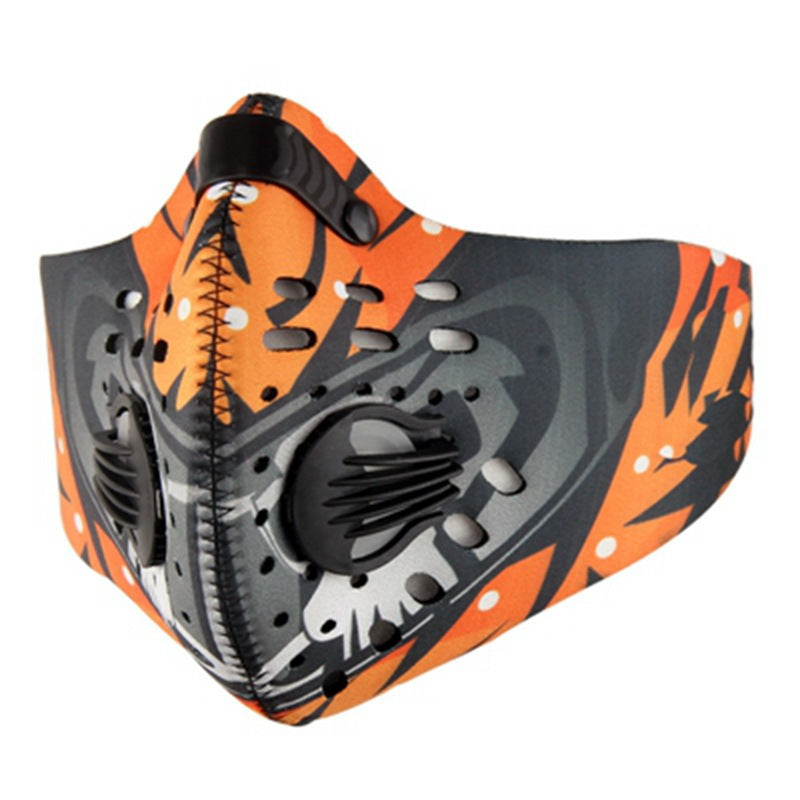 Outdoor Running Anti-Smog Breathing Valve Cycling Mask Activated Carbon Mask Bicycle Windproof Warm Mask Dustproof eprolo
