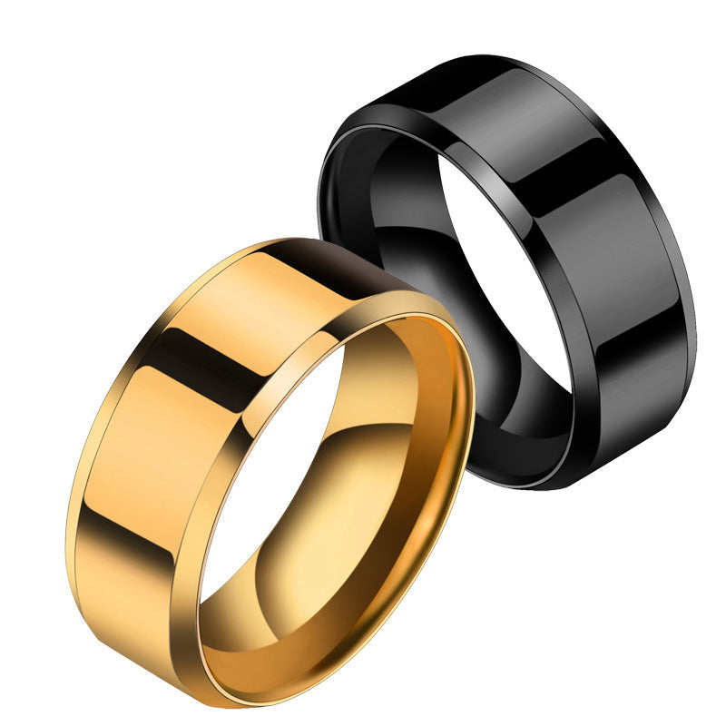 Niche Rings For Men And Women Stainless Steel Couple Rings El Pazar