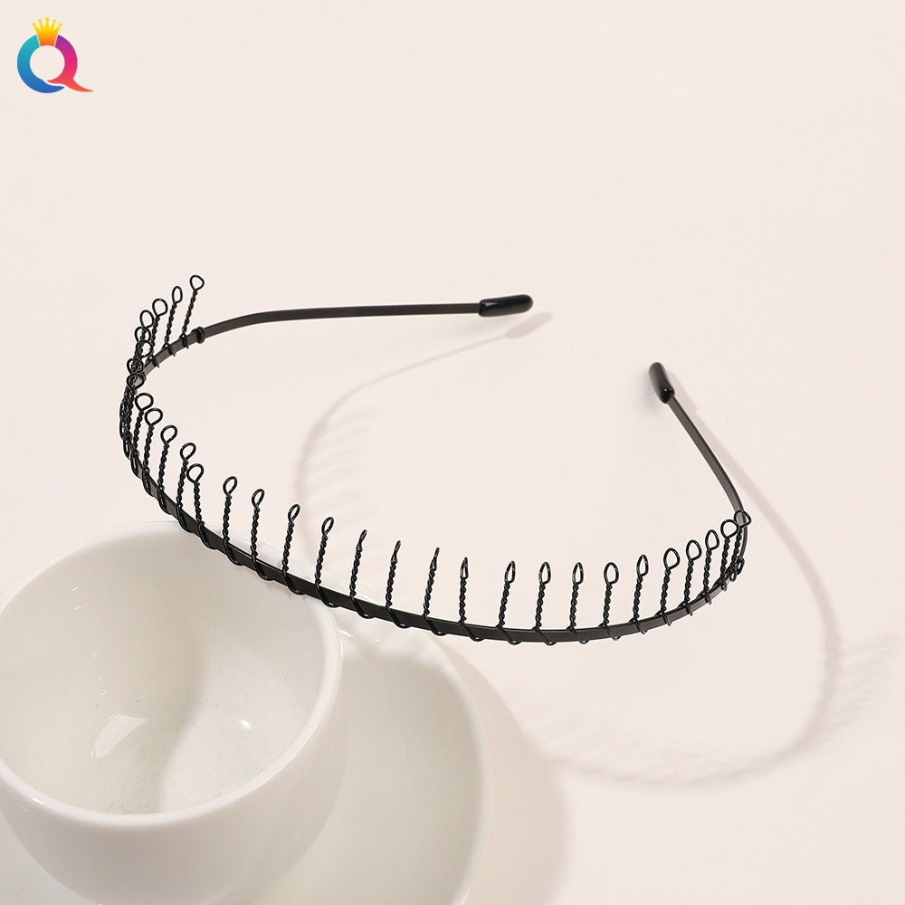 Minimal metal base facial wash hair band, no marks on the back of the head, pressed hair clip, high-end feel headband hair accessories eprolo