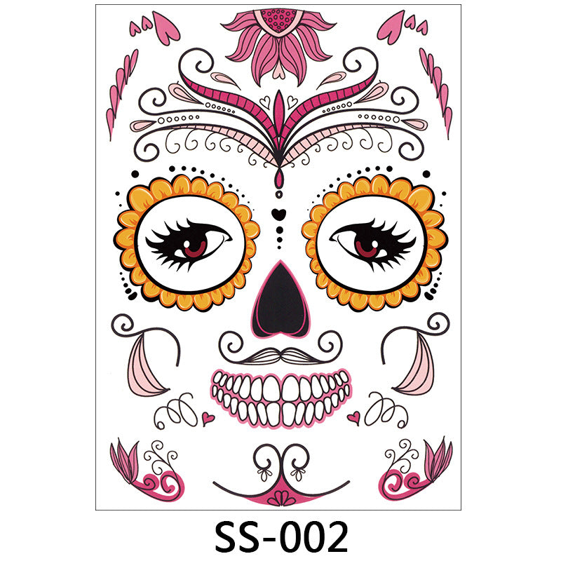 Halloween face sticker eprolo