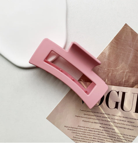 Women's Simple And Versatile Solid Color Grip Clip El Pazar