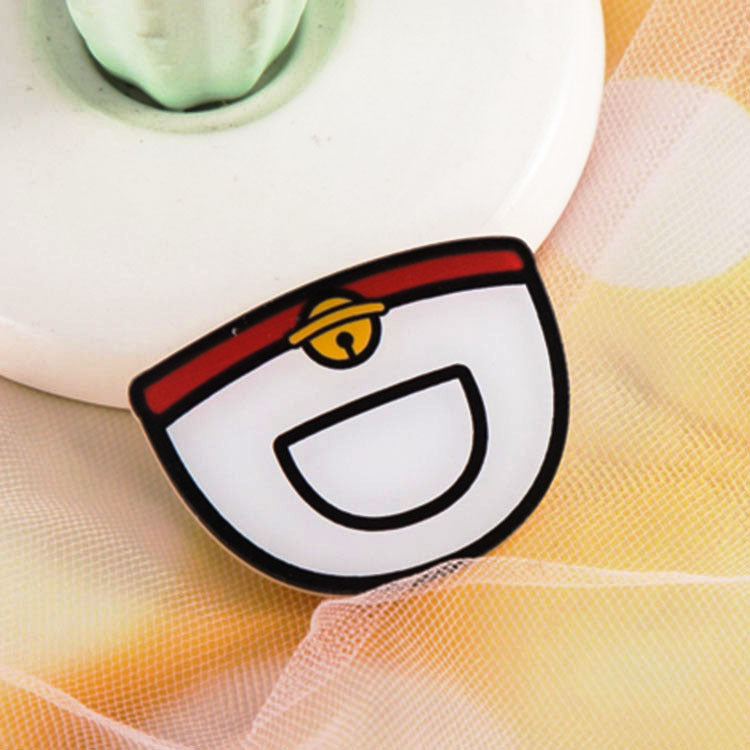 Japanese Cartoon Acrylic Brooch Cute Robot Cat Anime Badge Custom Children's Bag Pendant Accessories Patch eprolo