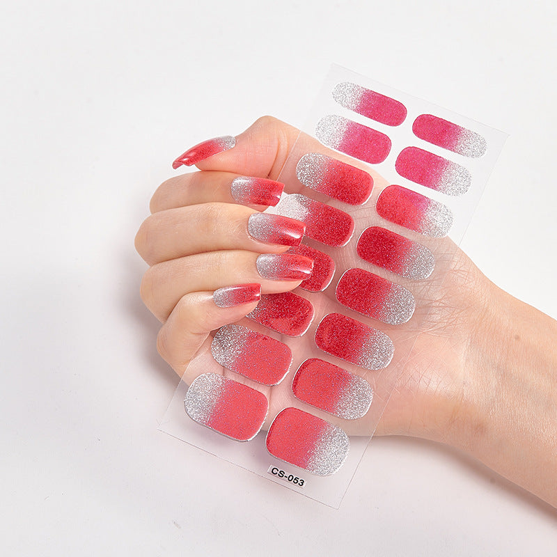 Amazon Sources 16 Small Stickers Gradient Onion Powder Nail Stickers El Pazar