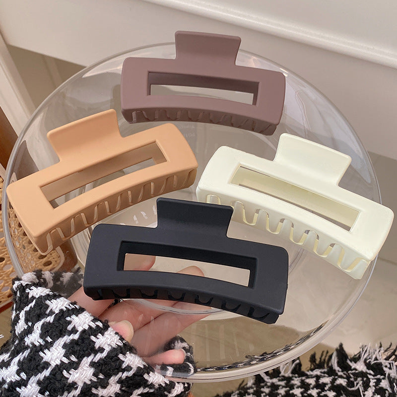 Women's Simple And Versatile Solid Color Grip Clip El Pazar